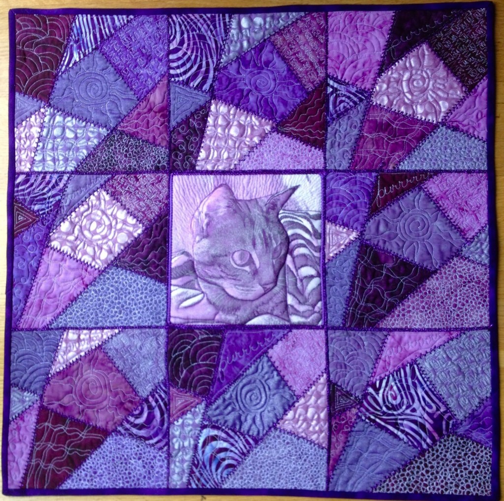 Day 5, First Project – Kitty “Trapunto”